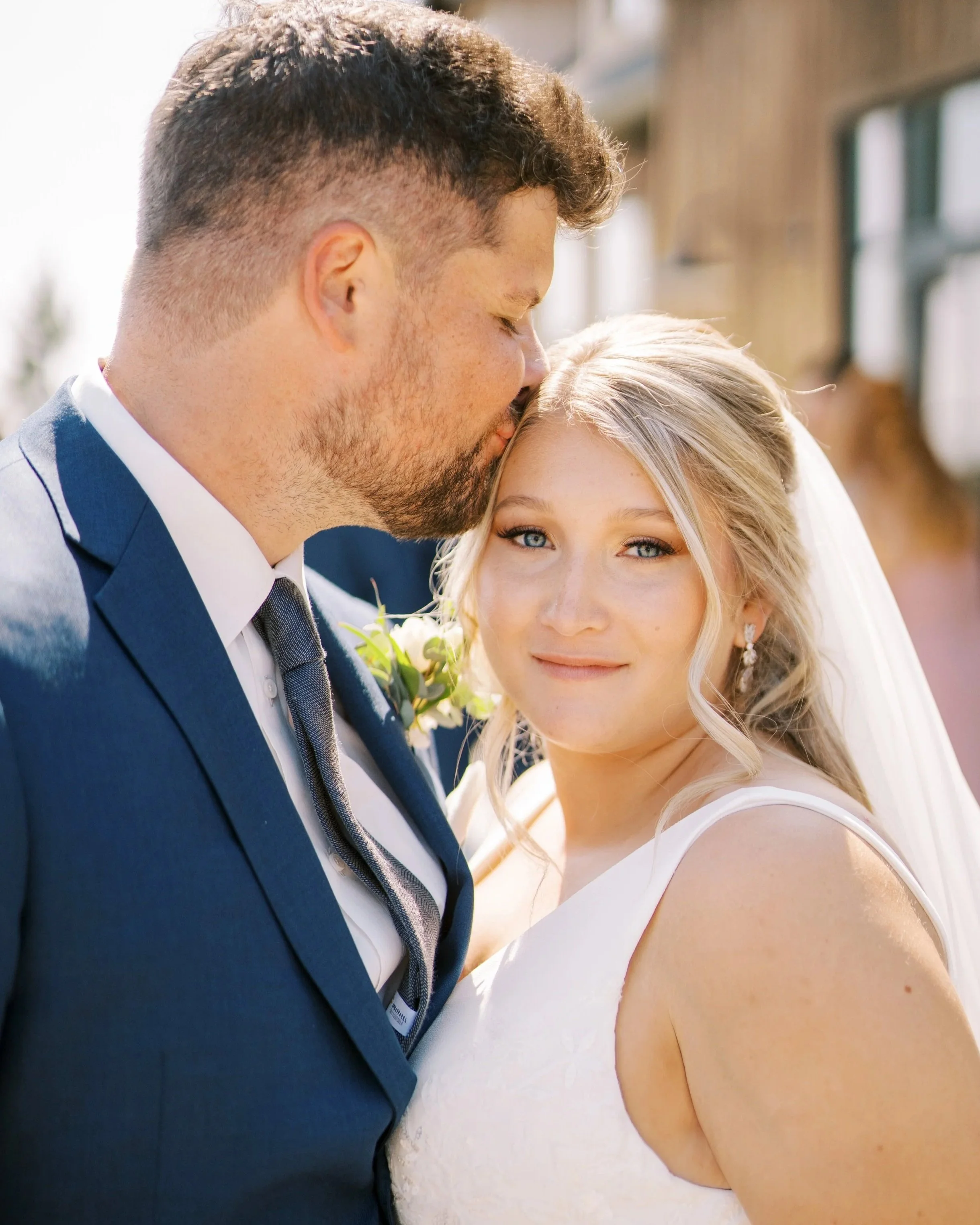 Ian and Mackenzie on their wedding day