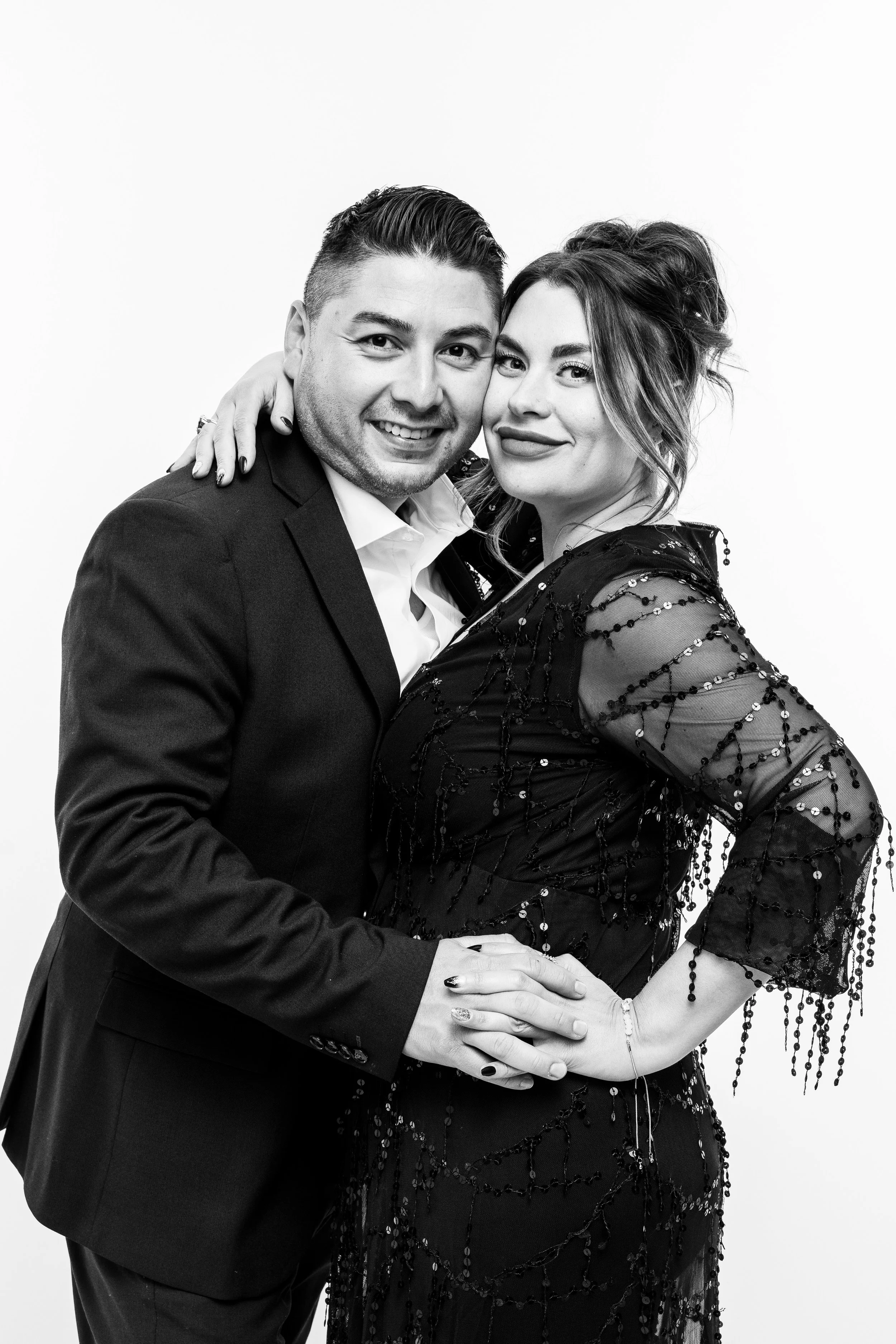 Portrait Booth portrait of a wedding guest