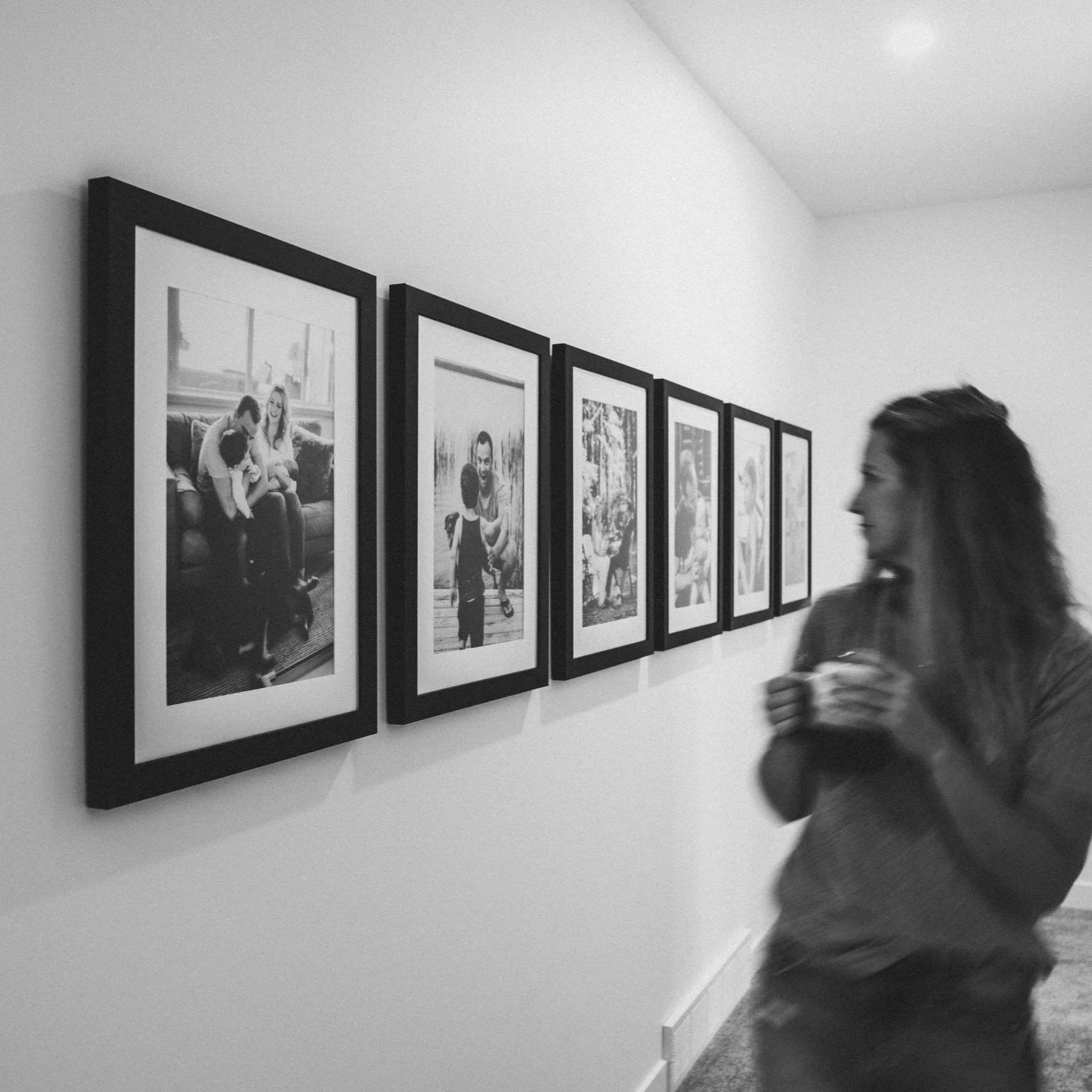 A custom framed print behind museum glass, ready to hang