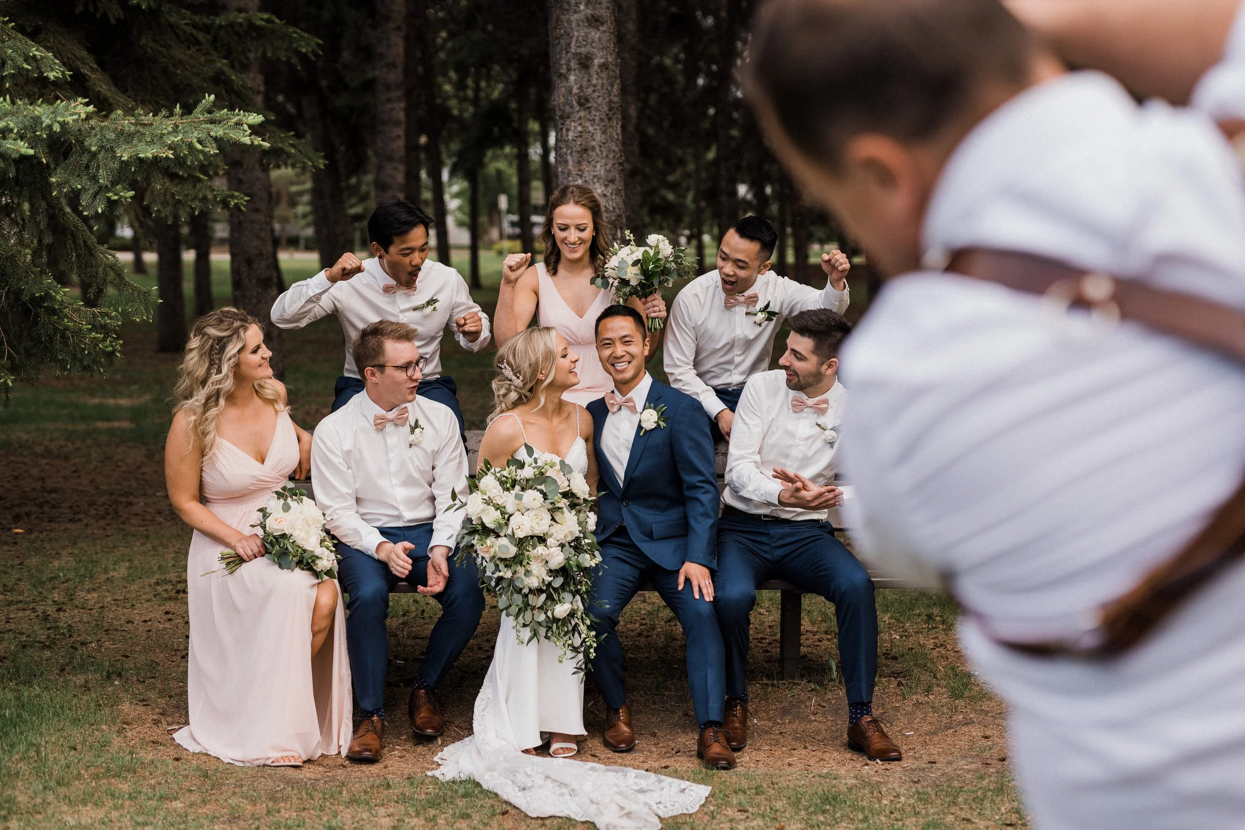 Behind the scenes at a Smith and Sydney wedding