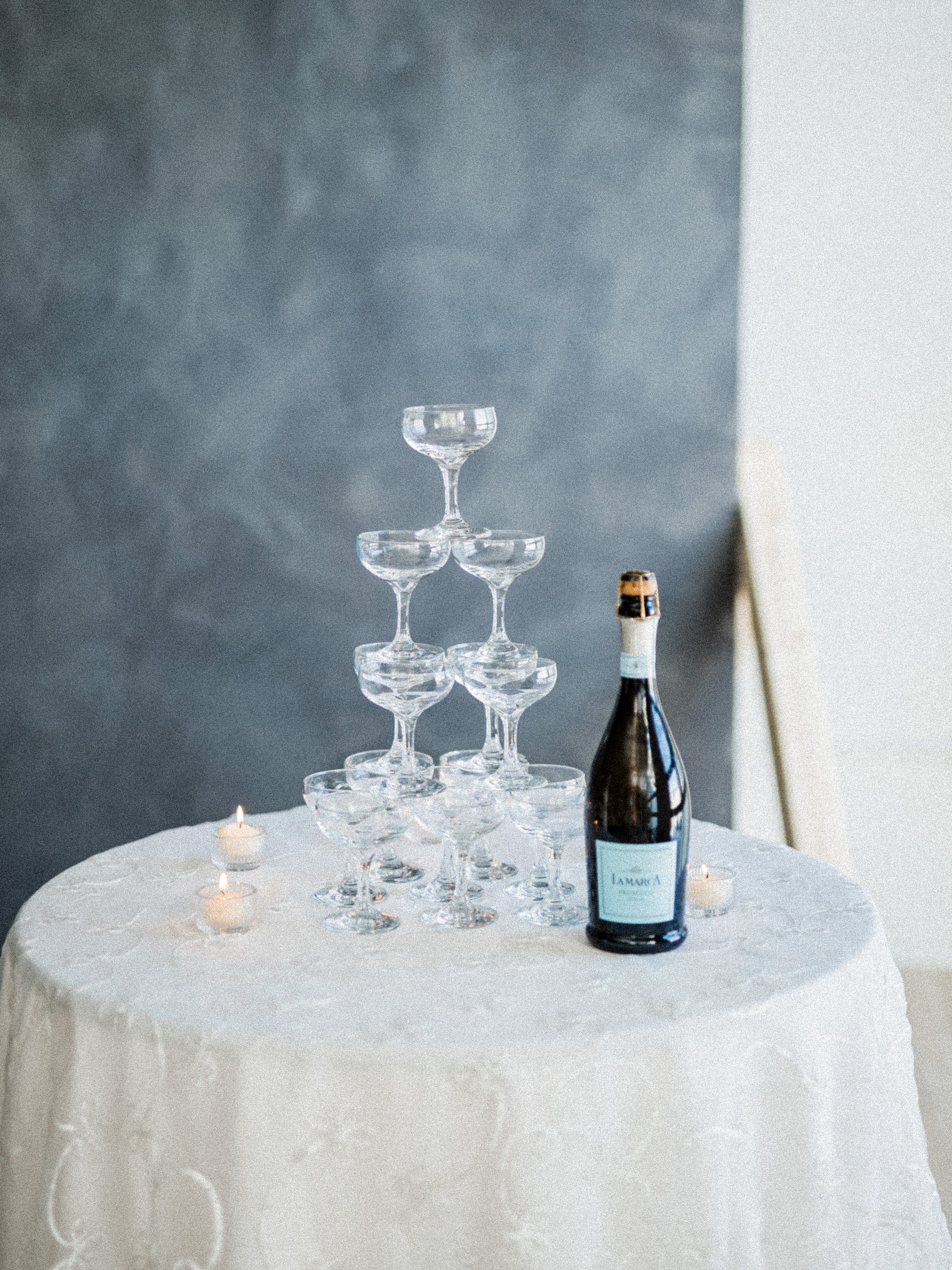 Champagne in the Studio
