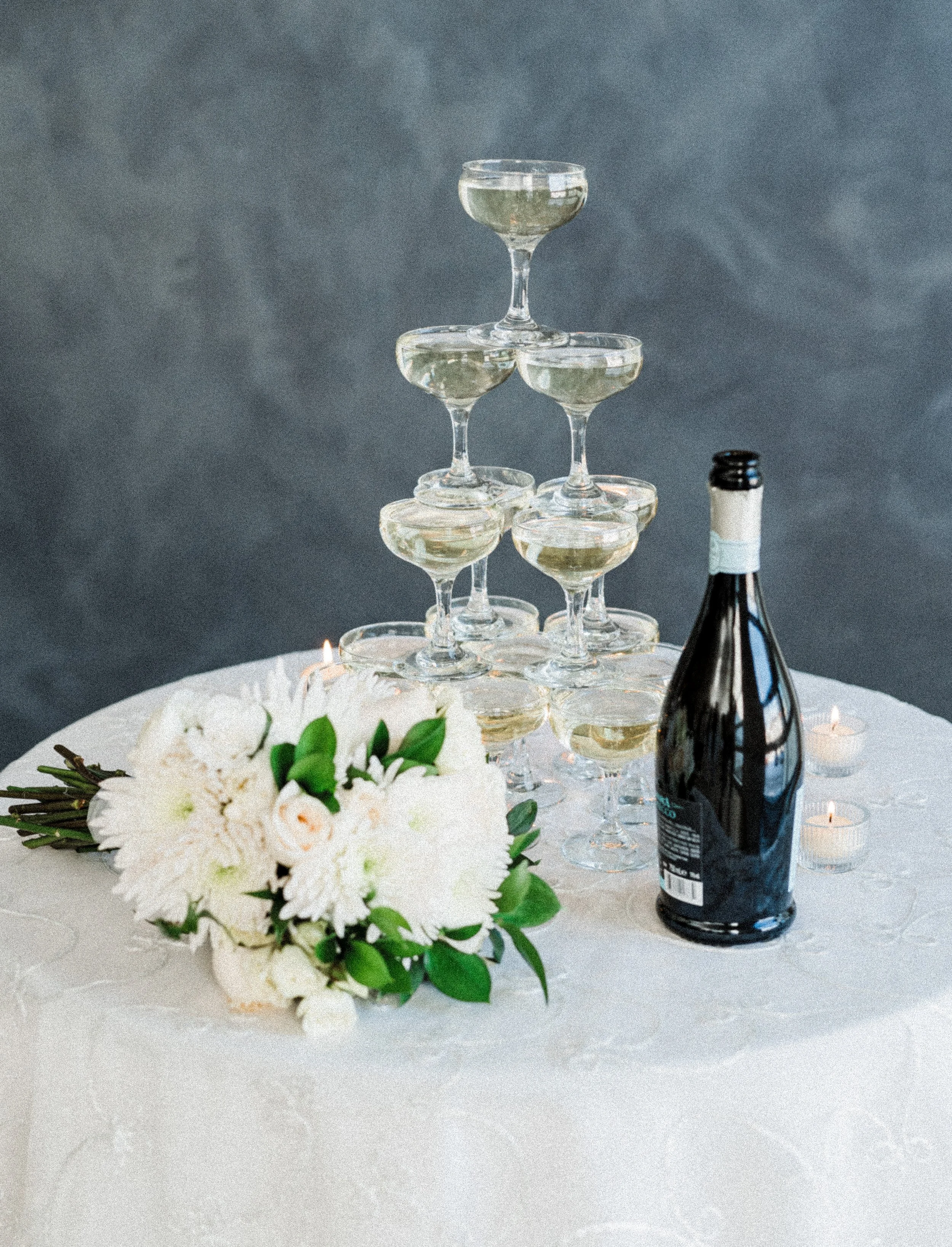Champagne in the Studio