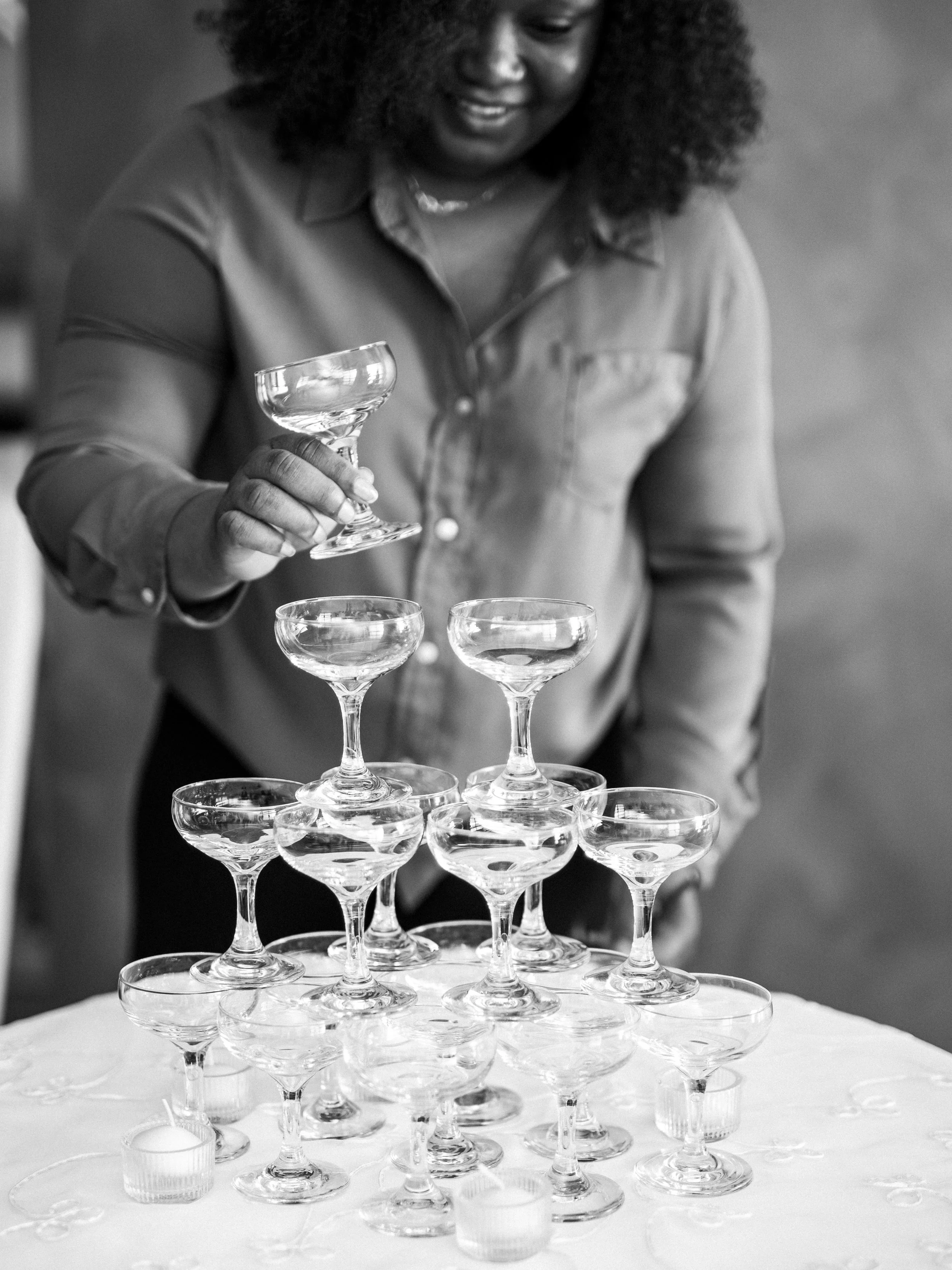 Champagne in the Studio